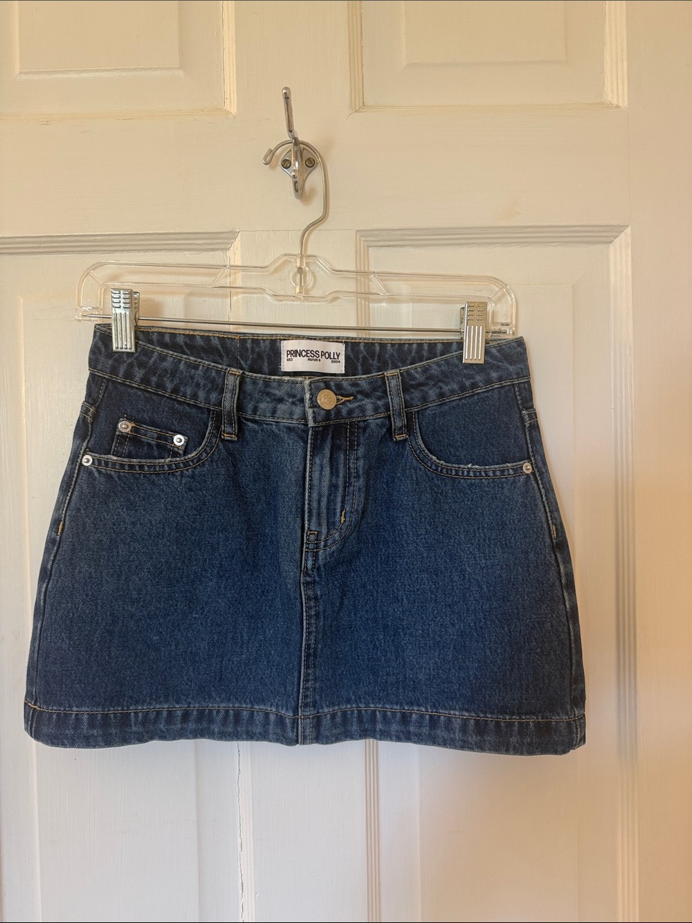 Princess Polly Indigo Denim Mini Skirt